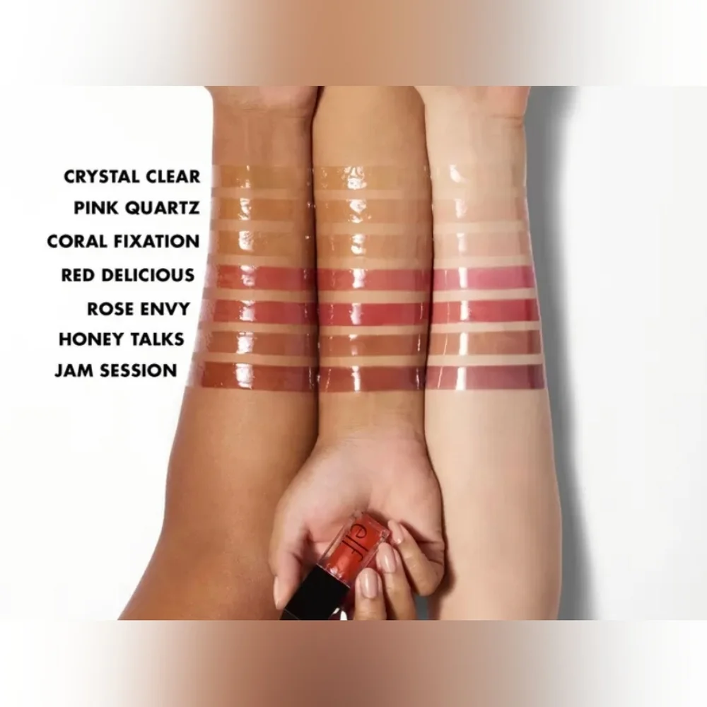 new Elf glow reviver lip oil honey talks